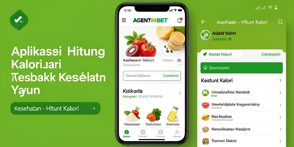 Tampilan antarmuka AGENT88BET yang user-friendly untuk hitung kalori.