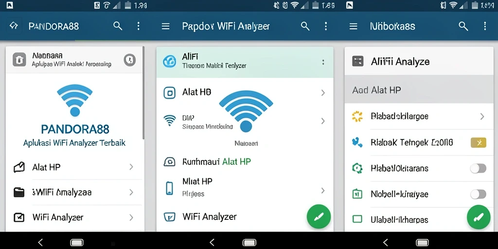 Antarmuka PANDORA88 yang menampilkan analisis WiFi secara detail.