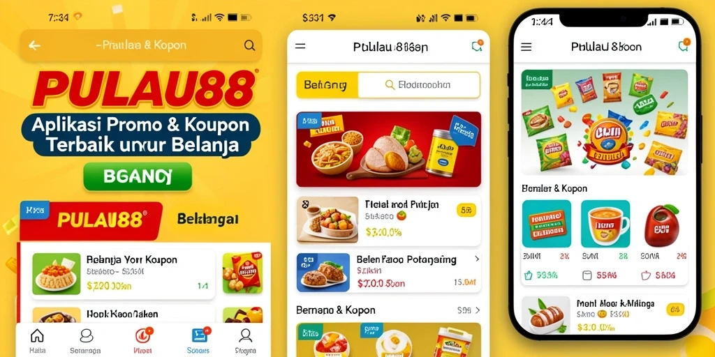 Antarmuka PULAU88 menampilkan berbagai kupon dan promo menarik.